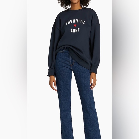 Favorite Aunt Heart Logo Sweatshirt Sz Small EUC - Picture 2 of 10